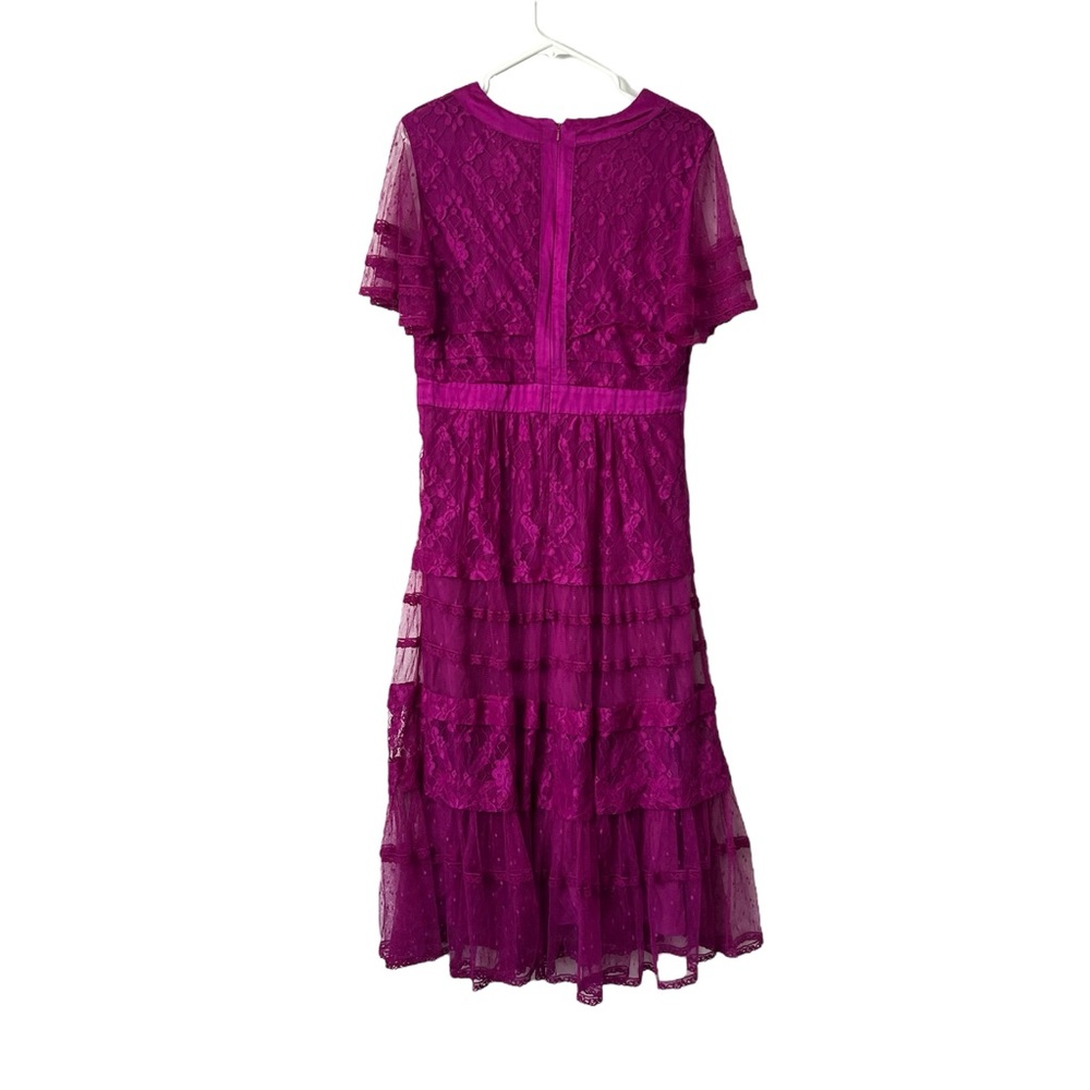Temperley London Magenta Midi Dress - Picture 3 of 9